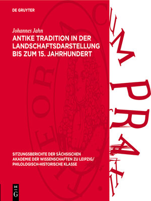 cover image of Antike Tradition in der Landschaftsdarstellung bis zum 15. Jahrhundert